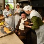 What Is Baldrick Getting Up To In The Kitchen With Those Maids? Trying Out A Few Tasty Morsels No Doubt!