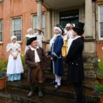 The Prince Regent Is Met By The Staff At Wordsworth House When He Arrives In Cockermouth, Cumberland For A Short Visit.