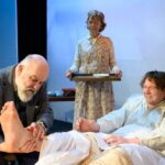 Morgan Sweeney Who Plays Dr. Meade Examines Andrea's Foot. Joan Hetherington Who Plays Dorcas Looks On