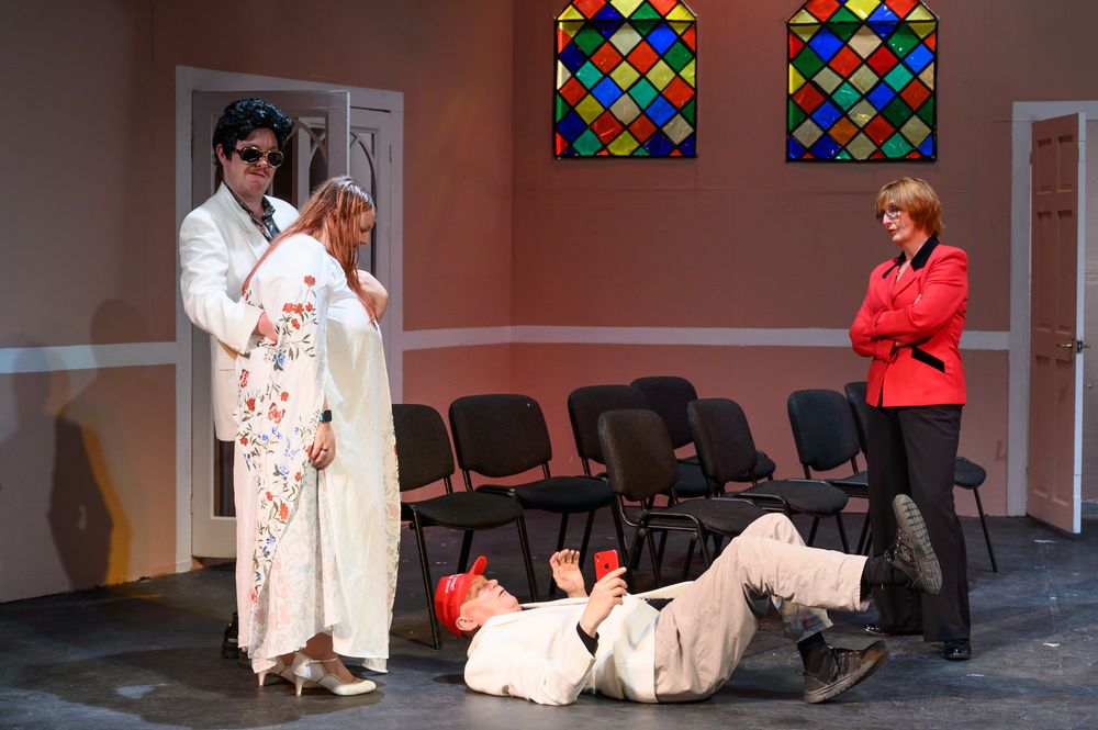THE PAYBACK - John (Craig Norendal), Bev (Rebecca Stringer), Stan (Geoffrey Hall) and Sandy (Ruth Hellen)