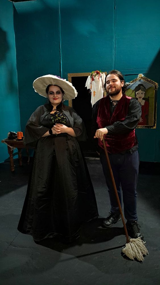 Meet the ghosts, RAVEN played by Millie Hardy-Sims and ANGEL played Devan Sims.