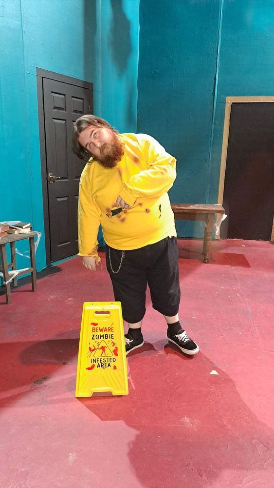 Ivan Middleton plays a friendly Zombie. The hotel is full of spooks! Our friendly ZOMBIE just wants to join in. It fact he secretly dreams of being a bellboy!