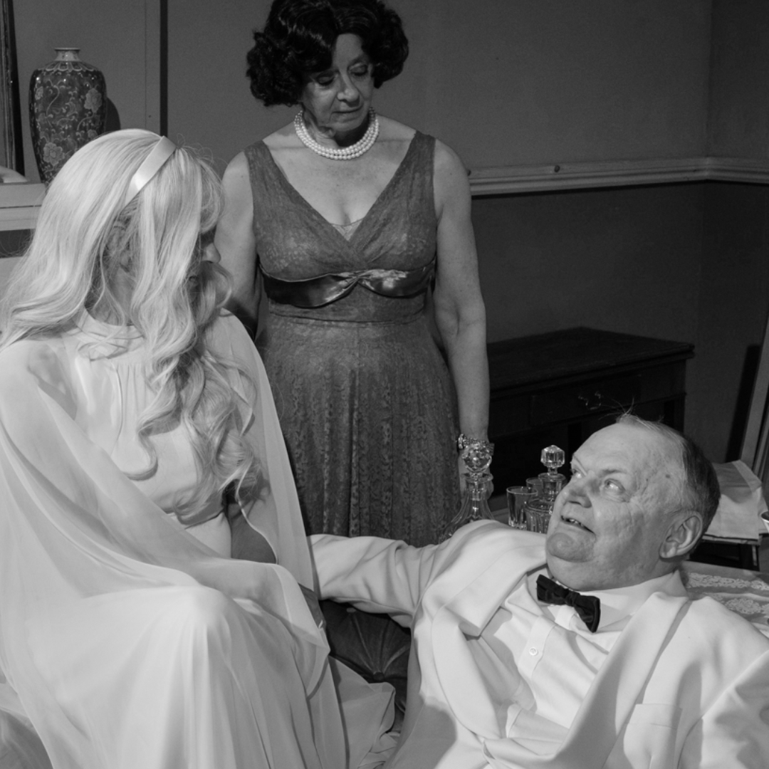 Charles Condomine with his two wives! Elvira RIP, Sarah Delorme & Ruth, Jane Douglas