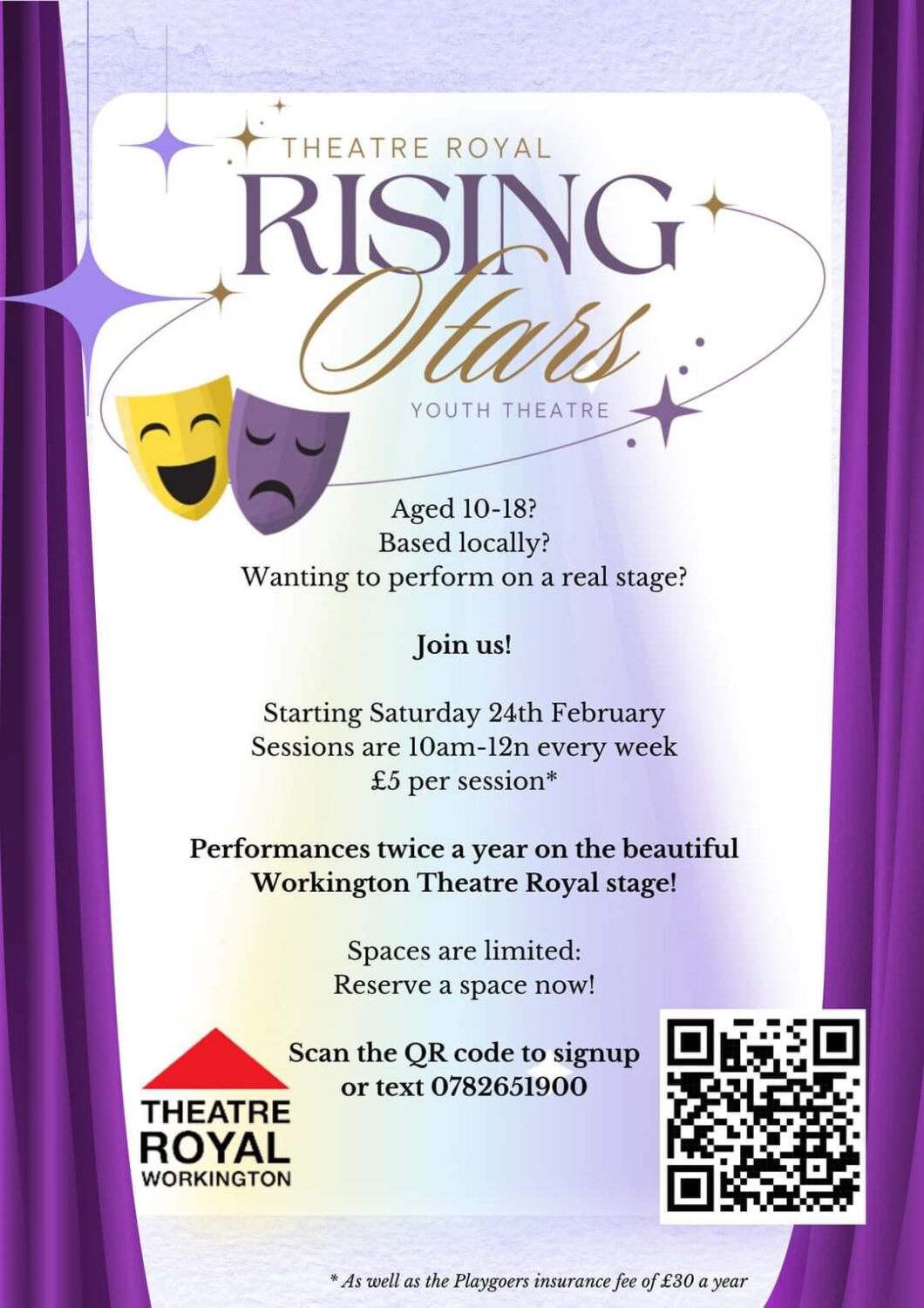 2024 Theatre Royal Rising Stars Youth Theatre