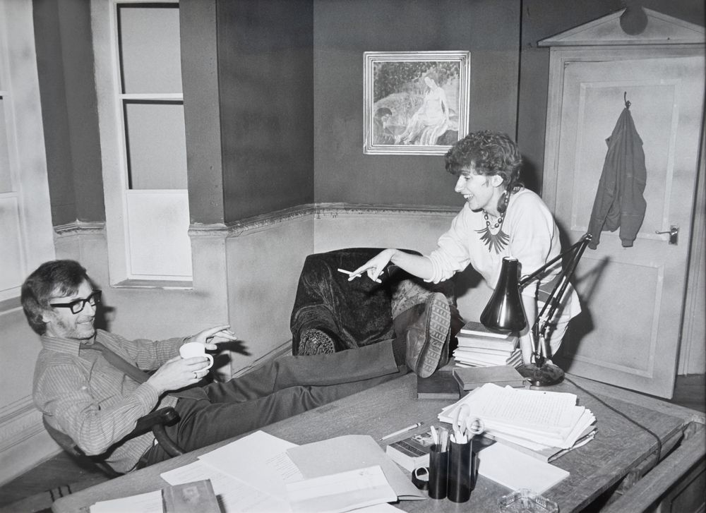 Ian Mitchell and Sandie Hind play Frank and Rita