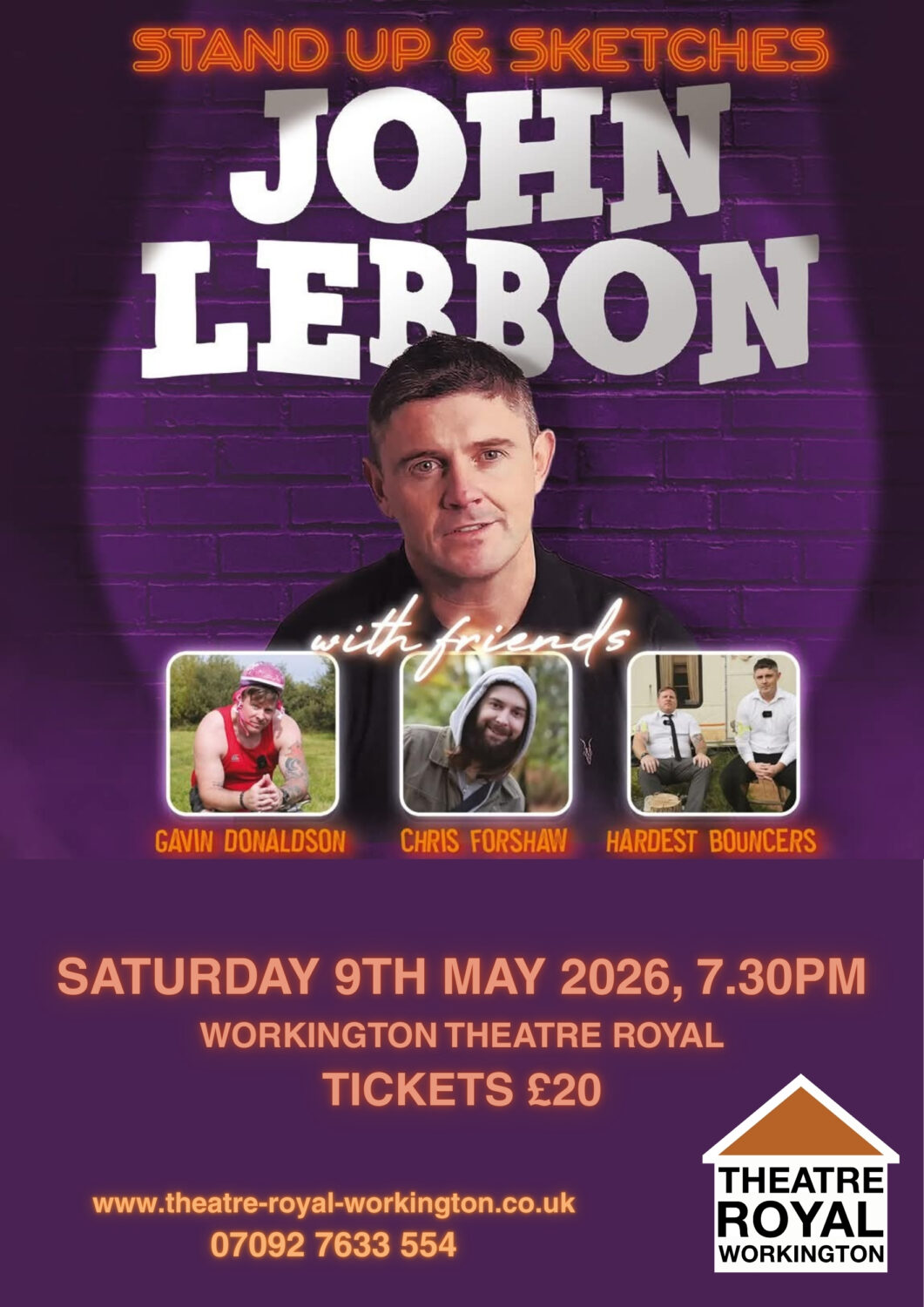 2026 May | Your Round Comedy Night with John Lebbon & Friends